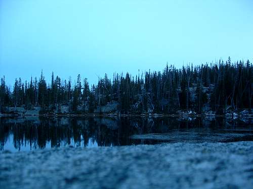 Baker Lake in the Dark