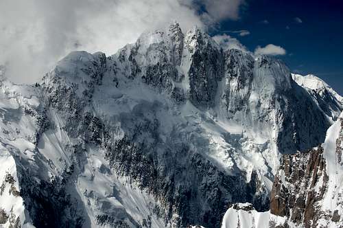 North Face of unclimbed Kuk Sar 2 (6925m)