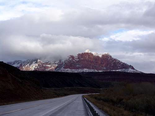 Driving towards Zion
