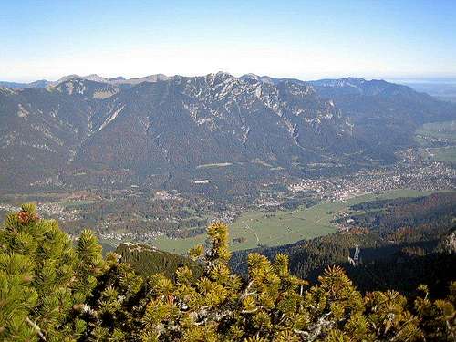 Kramerspitz from Osterfelderkopf