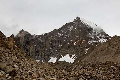 SW Face of Hispar Sar (6400m)