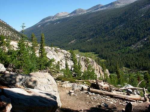 Lower Lyell Canyon from the...