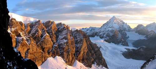 Dent Blanche at sunset