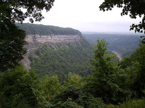 North view along the gorge