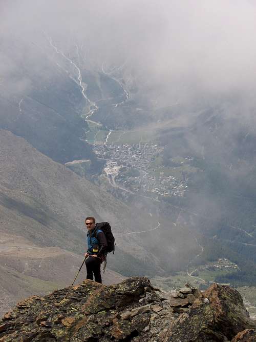 On the Lagginhorn's W ridge