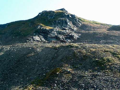 Decending ridge into camp