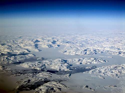 Canadian Arctic Pack Ice and Islands.