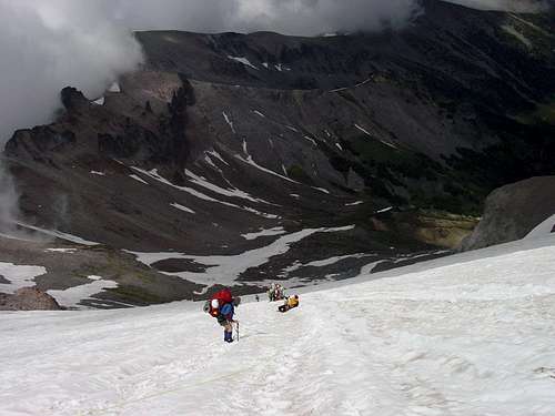 The Steeper Part of the Inter Glacier