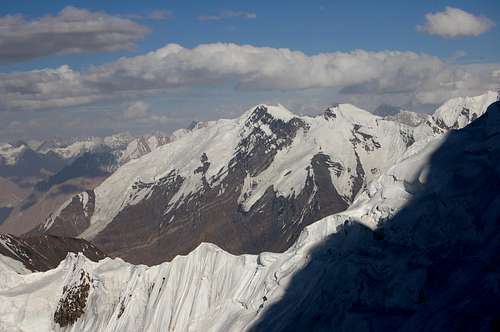 Yazghil Sar viewed from Shimshal Whitehorn