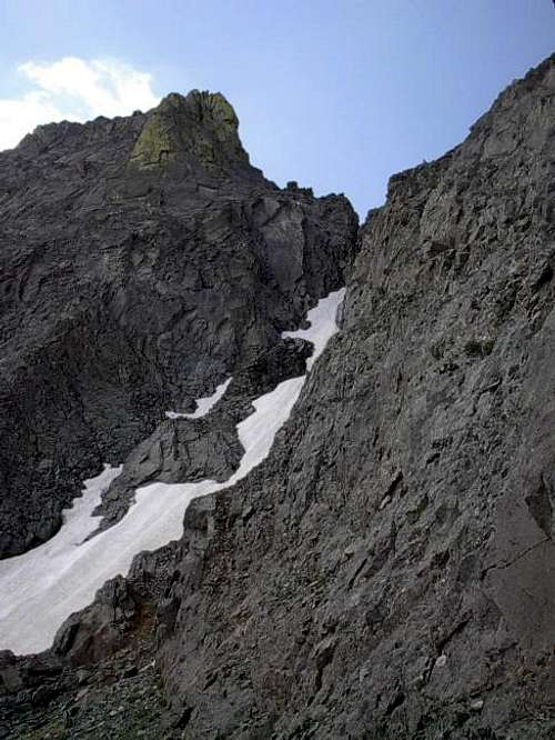  View of the couloir leading...