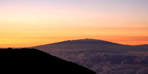 Mauna Kea from Haleakala