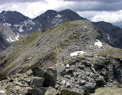 Il Mont Colmet (3024 m), dalla Becca Pouignenta