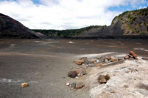 Crater floor walk