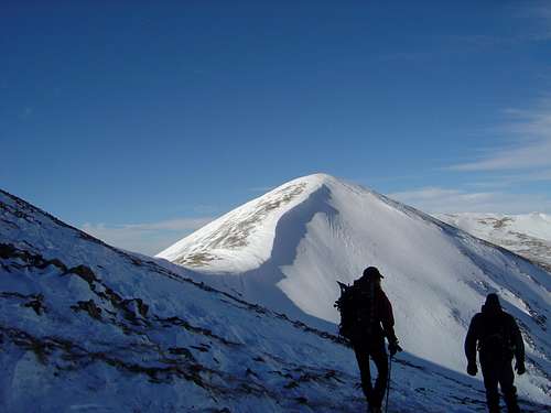 Descending Mosquito Peak