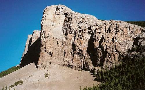 Cliffs above the South Fork Teton River