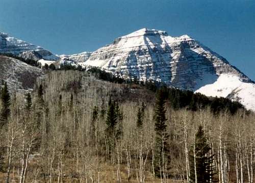 Early snows on north peak of...