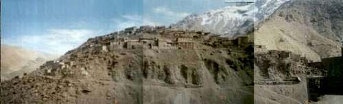 View of Aremd - Toubkal - feb...