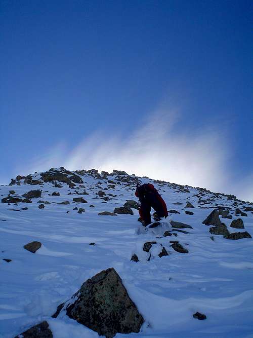 Initial Steep Portion of Villa Ridge