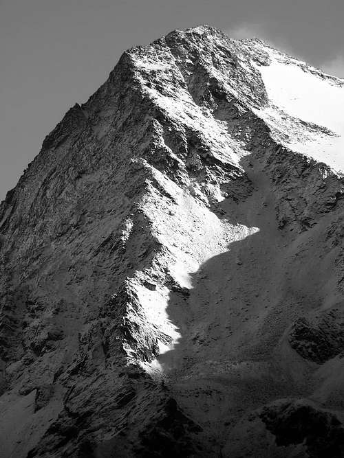 La cresta ovest del mont Gelè (3518 m)
