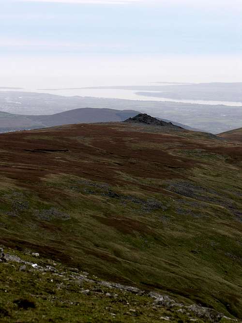 Menai Straits and Angelsey from Foel Fras