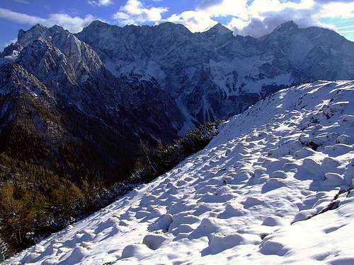 Kamnik Alps from Goli vrh