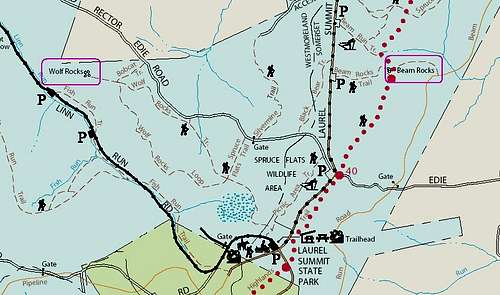Area Trail Map