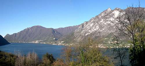 Cime dei Pizzoni and Ceresio lake