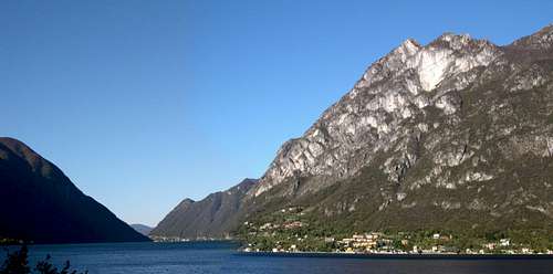 Cime dei Pizzoni and Ceresio lake