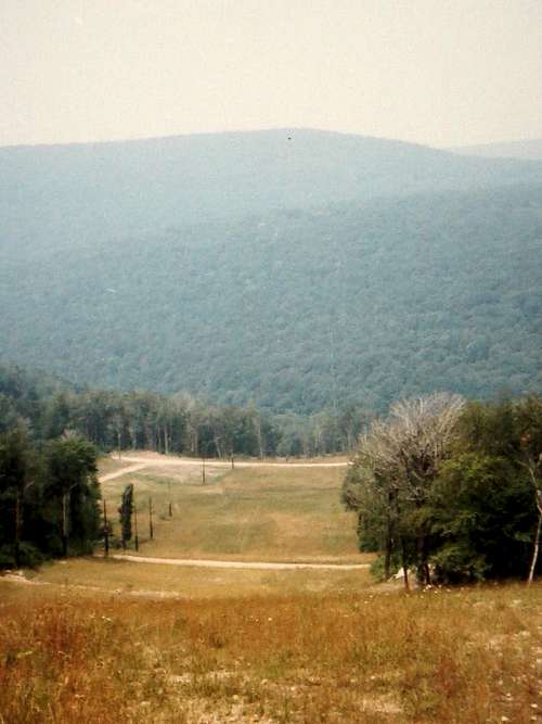 View from the North Face slope at Seven Springs Summer 1987