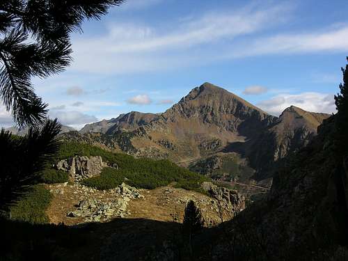 Monte Ziolera viewed from west