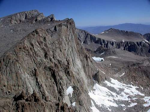 Mt. Whitney from the summit...