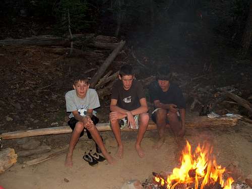 Todd's campfire / Desolation Wilderness