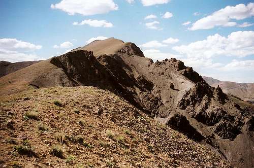 West from East Fork Pass