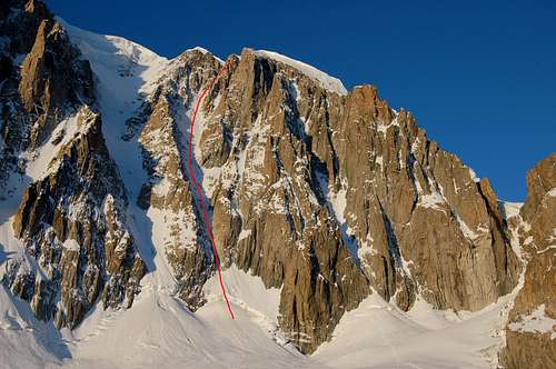Jager Couloir, Ski Touring route in Haute-Savoie