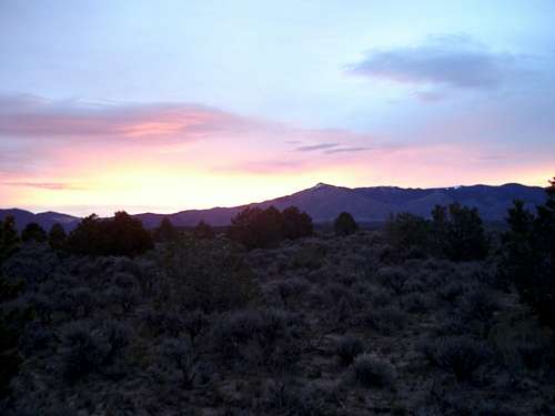 Sunrise Over Flag Mt.