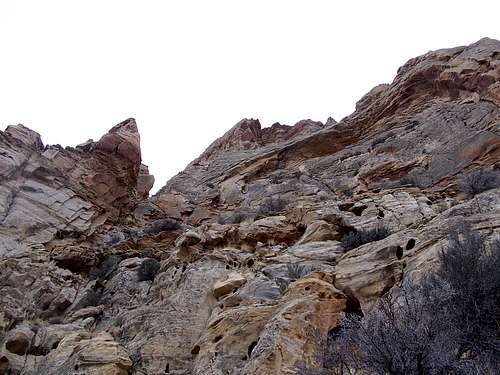 1st technical pitch of the headwall