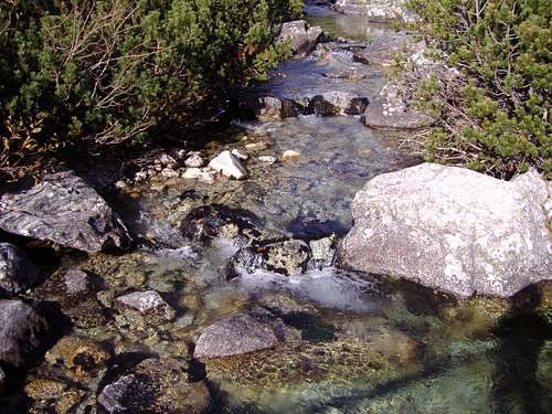 Hincov creek in the Mengusovska valley