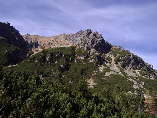 Mala Basta (2274 m) seen from Mengusovska valley