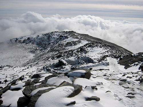 Looking south from the summit of Mulhacén