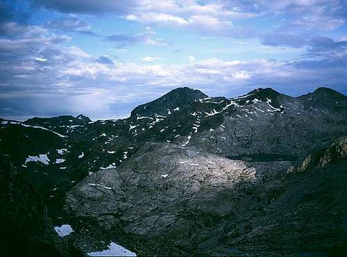 Mt. Goddard (center) over...