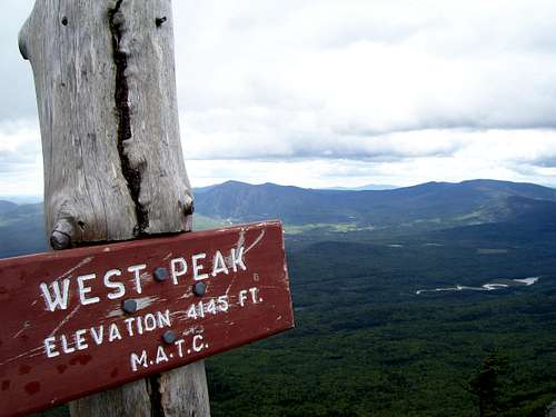 Summit of Bigelow's West Peak