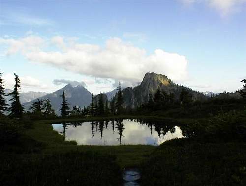 Bedal Peak as seen from the...