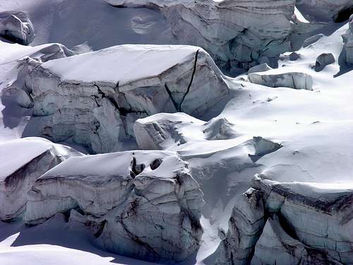 Glacier de la Vallée Blanche (Monte Bianco)