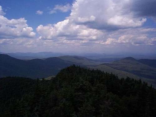 NW from Snowy tower. 7-30-03