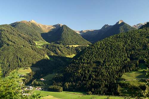 Zinseler (2422m), Hühnerspiel (2357m), Röthenspitze (2441m), Etschenspitze (2430m)