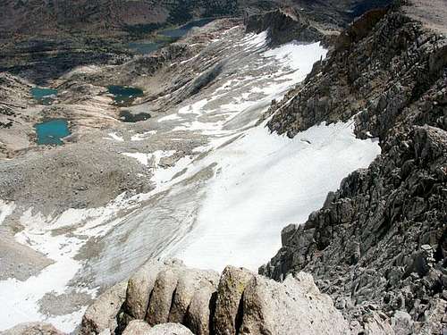 View of the Conness glacier...