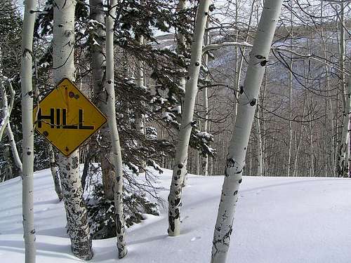 Hill Run Sign