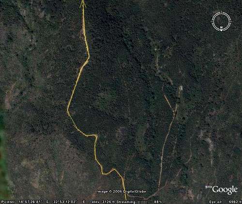 Map of Vumba Trail 3