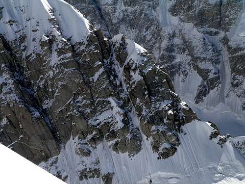 Japanese Couloir from the West Rib