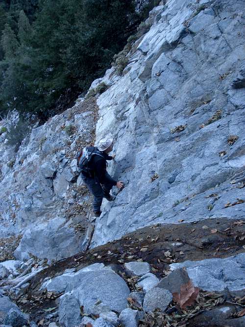 Climbing Falling Rock Canyon